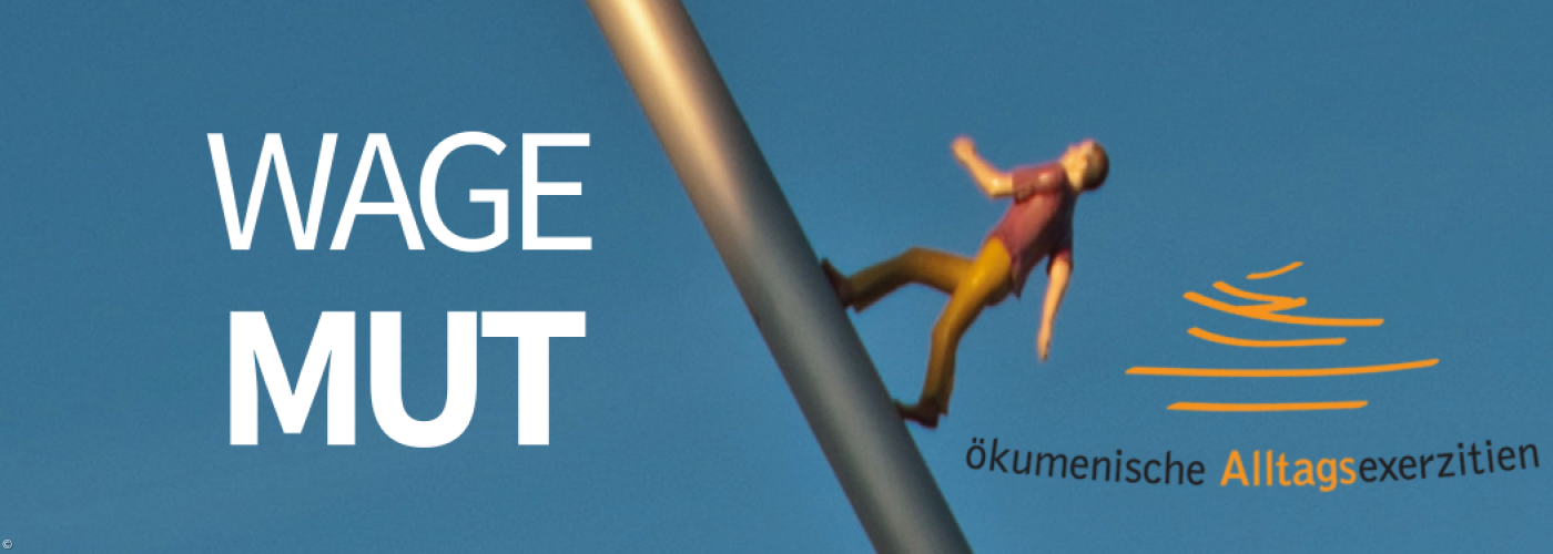 Männlein geht auf Stange aufwärts