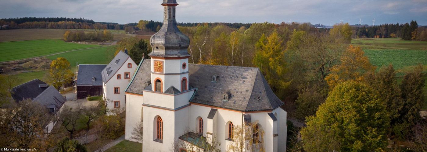 Kirche Kirchgattendorf Luftaufnahme