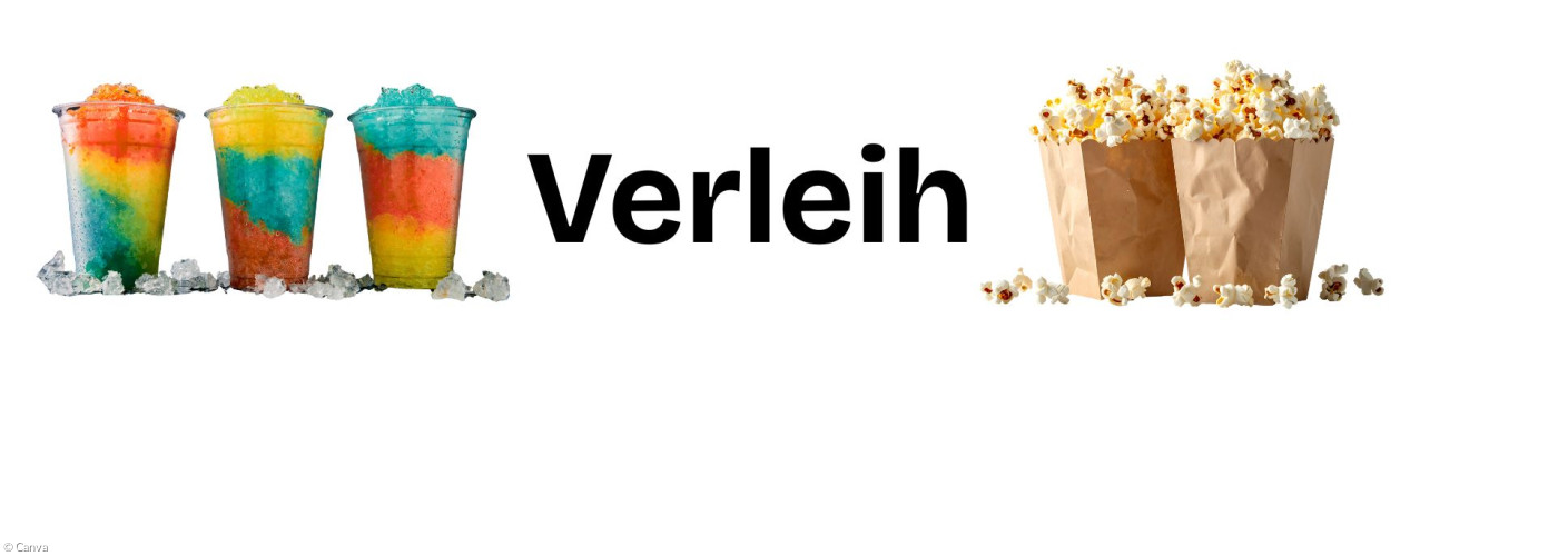 Verleih mit Slush und Popcorn