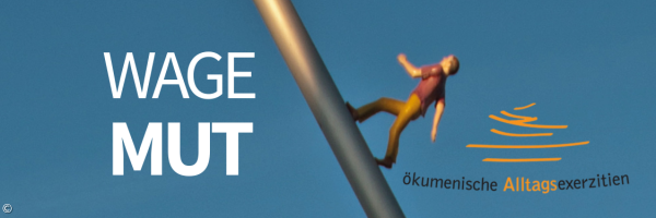 Männlein geht auf Stange aufwärts