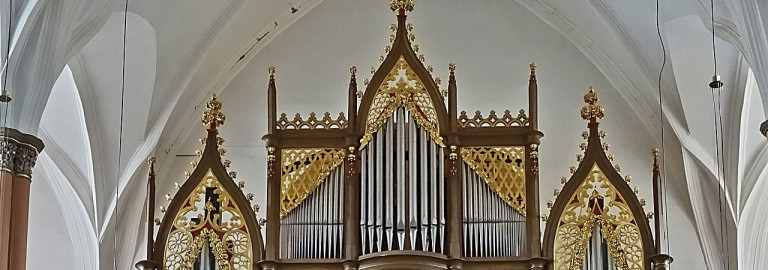 blick auf orgel