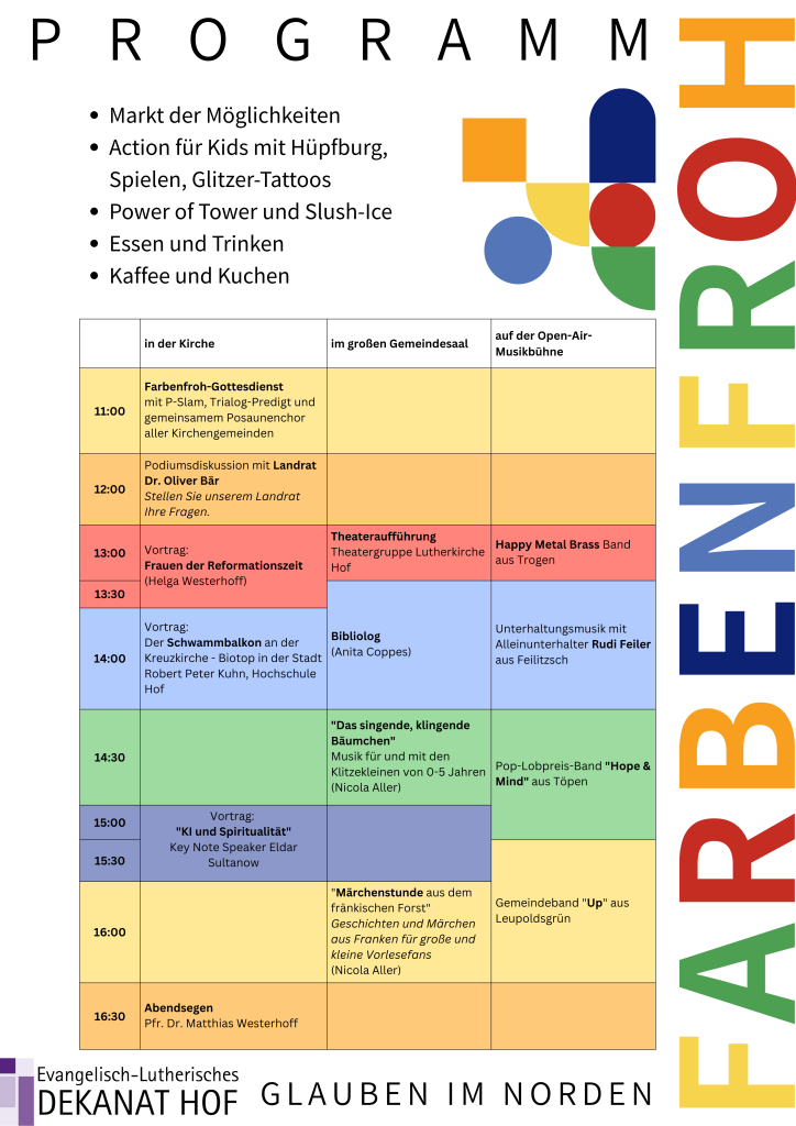 Farbenfroh Programm