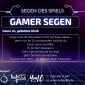 Gamer Segen schwarz lila Text