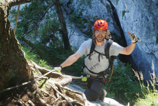 Nürnberger klettert