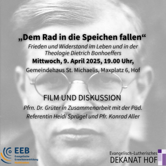 Werbung Bonhoeffer