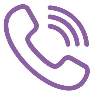 Telefon Logo lila