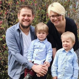 Miriam Zapf mit Familie