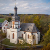 Kirche Kirchgattendorf Luftaufnahme