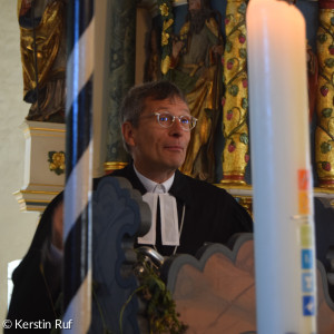 Dekan auf der Kanzel